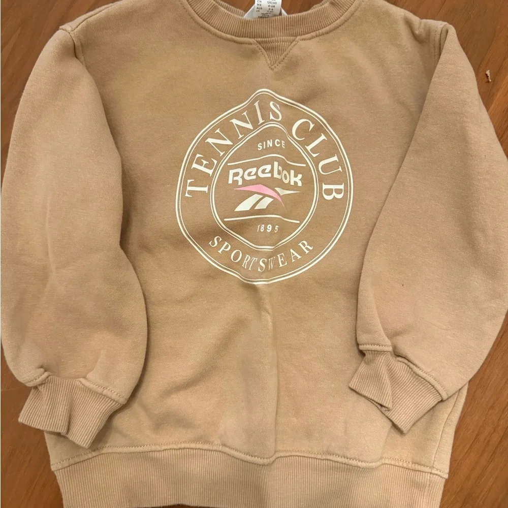 Reebok Beige Tennis Club Sweatshirt - Picture 1 of 1
